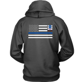 Thin Blue Line Hoodie - Version 2