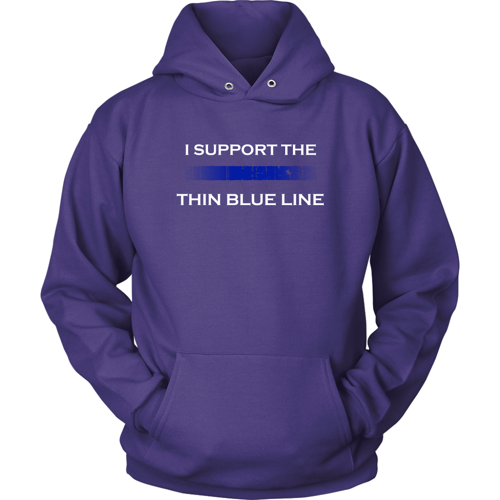 Thin blue line sales zip up jacket