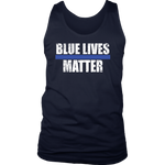 Blue Lives Matter Tank Tops