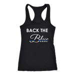 Back the Blue - Women's Racerback Tank Top