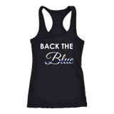 Back the Blue - Women's Racerback Tank Top