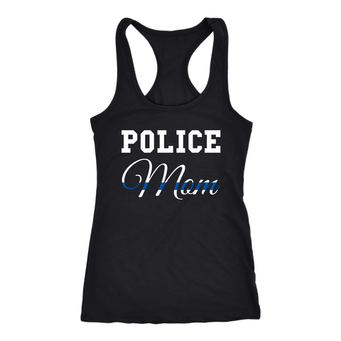 Police Mom - Women's Racerback Tank Top