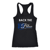 Back the Blue Badge - Women's Racerback Tank Top