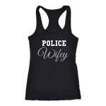 Police Wifey - Women's Racerback Tank Top