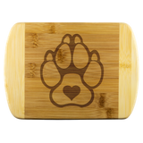 K9 with Heart - Wood Cutting Board