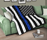 Thin Blue Line Quilt - Type 1