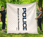 Police - Blessed are the Peacemakers Quilt