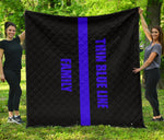 Thin Blue Line Family - Quilt