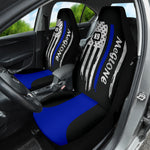 Personalized Car Seat Covers - Flag - DM2