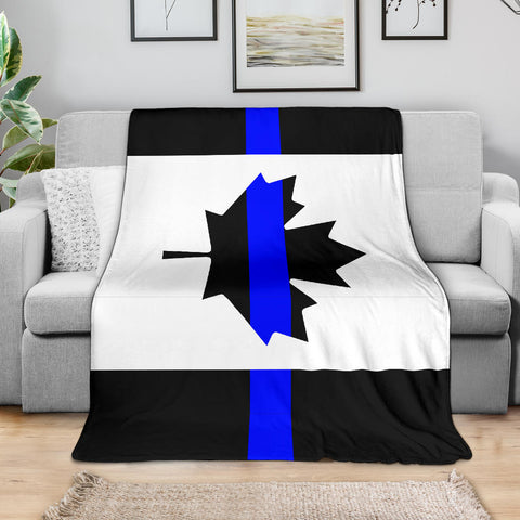 Thin Blue Line Canada Blanket A1-1-1