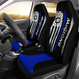 Personalized Car Seat Covers - Flag - DM1