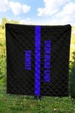 Thin Blue Line Family - Quilt