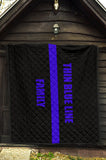 Thin Blue Line Family - Quilt