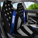 Personalized Car Seat Covers - Flag - JY1