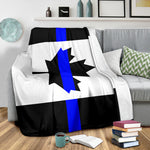Thin Blue Line Canada Blanket A1-1-2