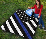 Thin Blue Line Quilt - Type 2