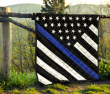 Thin Blue Line Quilt - Type 2