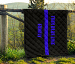 Thin Blue Line Family - Quilt