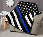 Thin Blue Line Quilt - Type 2