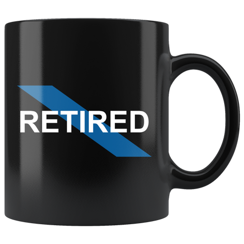 Retired - Thin Blue Line Mug