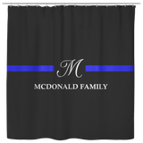 Personalized Shower Curtain - Classy - McDonald