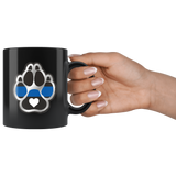 K9 Heart - Thin Blue Line Mug