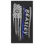 Thin Blue Line Beach Towel - CB1