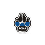 Personalized Stickers Decals - K9 Paw - DS1
