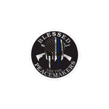 Blessed are the Peacemakers - Thin blue line Sticker - PMG1