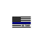 Personalized Sticker - K9 Flag - GH5