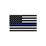 American Flag Thin Blue Line Decal - DS1