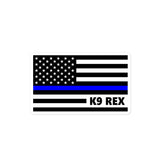 Personalized Sticker - K9 Flag - GH3