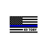 Personalized Sticker - K9 Flag - GH5