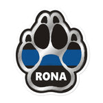 Personalized Stickers Decals - K9 Paw - DS1