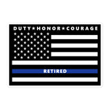 Personalized Sticker - Honor Courage - RB1