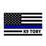Personalized Sticker - K9 Flag - GH5