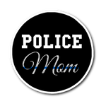 Police Mom - Thin Blue Line Sticker/Decal