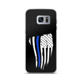 Samsung - Thin Blue Line American Flag - Phone Case