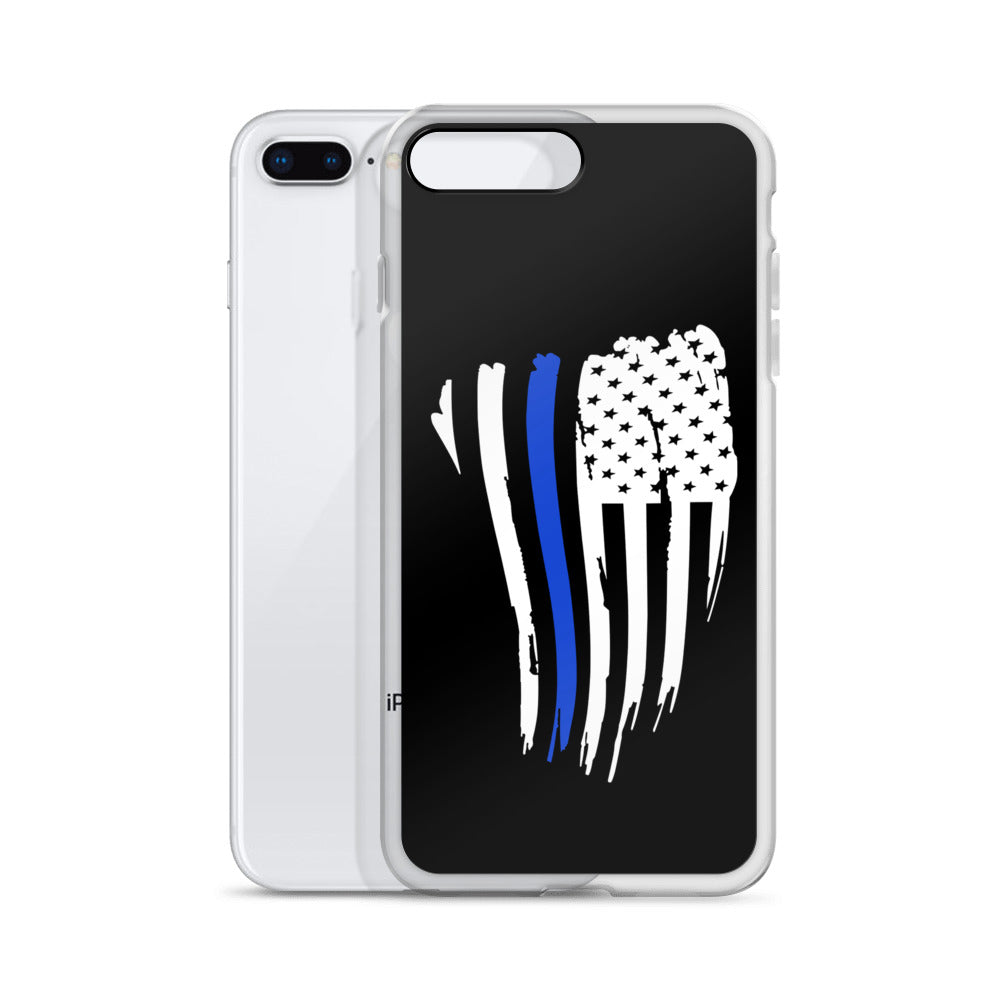 iPhone Thin Blue Line American Flag Phone Case