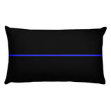 Thin Blue Line - Narrow line - Rectangle Pillow