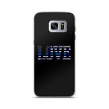 Samsung - Thin Blue Line Love - Phone Case