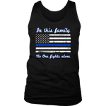 In this family no-one fights alone Tank Tops