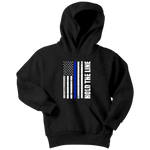 Hold the line - Thin Blue Line - Kids Hoodie