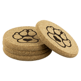 K9 with Heart - Round Coasters - Set of 4