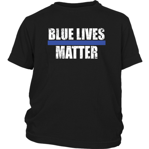 Blue Lives Matter - Kids Shirt