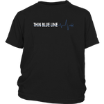 Thin Blue Line "Heartbeat" - Kids Shirt