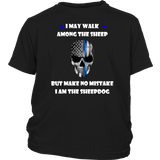 "I may walk among the sheep" - Thin Blue Line Kids Shirt