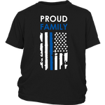 Proud Family - Thin Blue Line - Kids Shirt