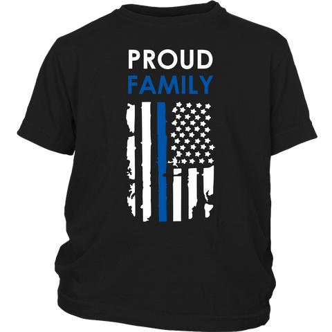 Proud Family - Thin Blue Line - Kids Shirt