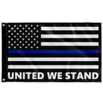 United We Stand - Thin Blue Line Flag - Version 2